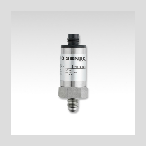 40 bar g refrigerant pressure transducer for automotive environment