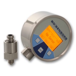 Pressure and temperature recorder for monitoring up to 500 millibar