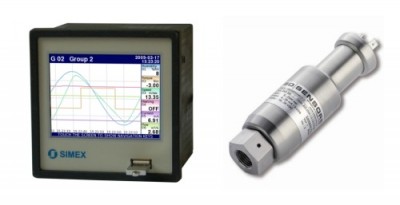 Recordable indicator and sensor up to 30000 psi for pressure test rig
