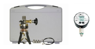 3000 psi high pressure calibration hand pump and gauge 