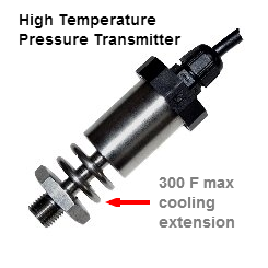 Hi-Temp 500 psig range 0-10Vdc output ATF pressure sensor for automotive component testing