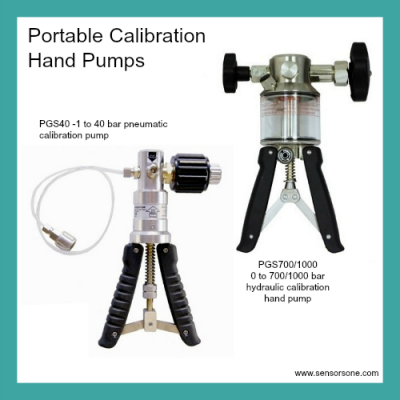 Portable calibration hand pumps