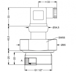 LMK351 Screw-In Ceramic Flush Diaphragm Level Transmitter