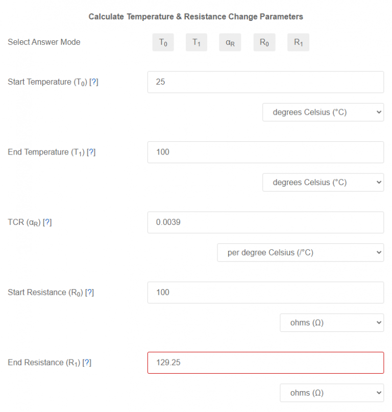 Resistor Heat Calculator