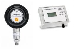 Oilfield chemical injection system remote wireless pressure monitor