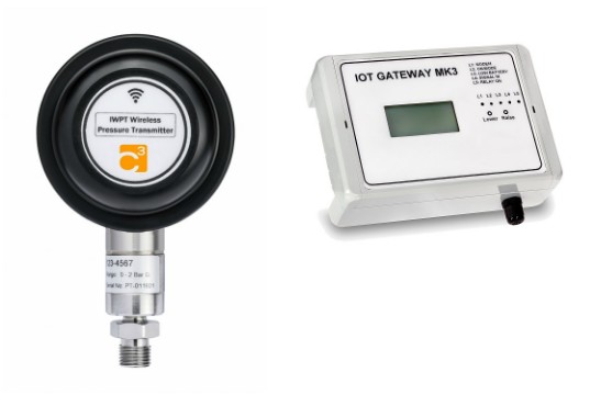 IWPT Wireless Pressure Sensor and IOT Gateway Receiver