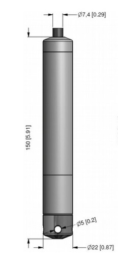 LMK487 Marine Approved 22mm dia Submersible Fuel Level Probe